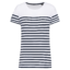 White / Navy Stripes