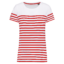 White / Red Stripe