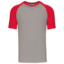 Light Grey / Red