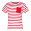 White / Red Stripe