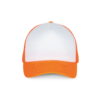 White / Fluorescent Orange