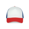 White / French Red / Reflex Blue
